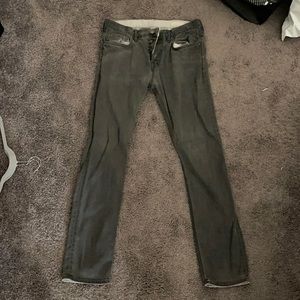Allsaints cigarette gray jeans